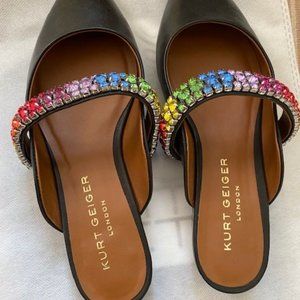 Kurt Geiger Princely Crystal Embellished Mule